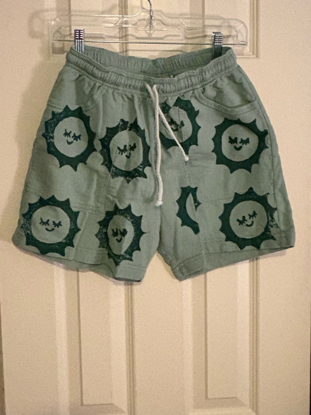 Big Bud Press Sage Green Sun Baby Sweat Shorts